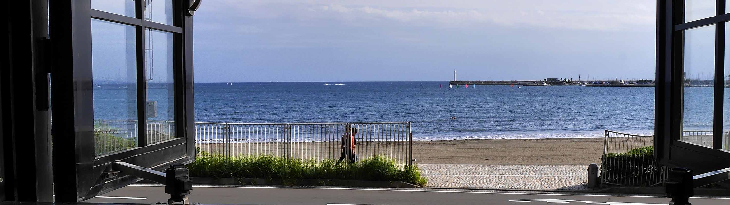 ちょっとヨット江ノ島から見える湘南の海