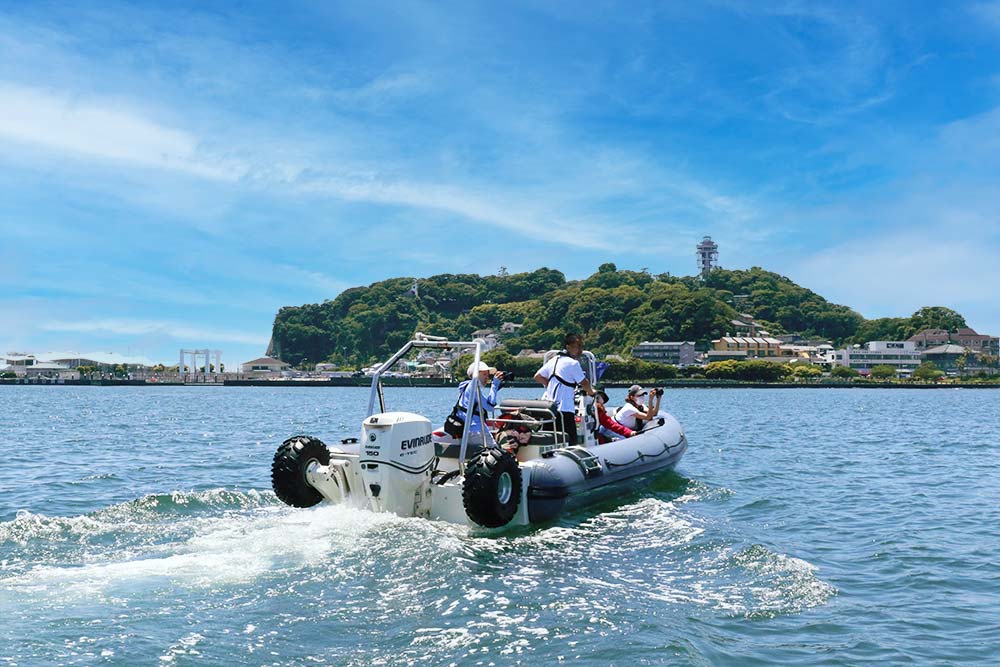水陸両用艇SEALEGSに乗って江ノ島ショートクルーズ体験
